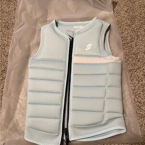 Women's Light Blue Padded Vest